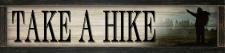Take a Hike Framed Wall Sign