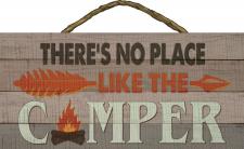 There’s no place like the Camper Rope Hanger Sign