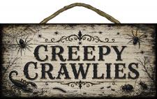 Creepy Crawlers Rope Hanger Sign