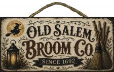 the olde salem broom co. crafting Rope Hanger Sign