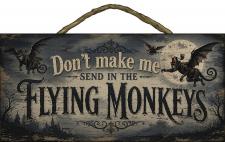 Flying Monkey Rope Hanger Sign