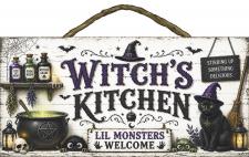 Witch's Kitchen Rope Hanger Sign