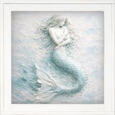 12x12 Framed Mermaid 1