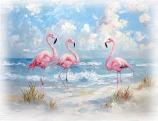 3 Flamingos Fun Block