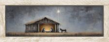 10x24 Horizontal Framed Manger Art Work