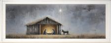 10x24 Horizontal Framed Manger Art Work