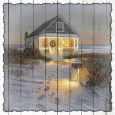 15x15 Slat Sign Beach House 2