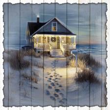 15x15 Slat Sign Beach House 3