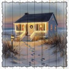 15x15 Slat Sign Beach House 4