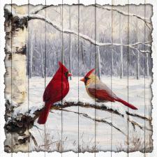 15x15 Slat Sign Cardinal 1