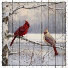 15x15 Slat Sign Cardinal 2