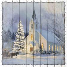 15x15 Slat Sign Church 3
