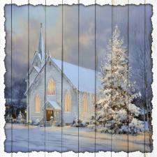 15x15 Slat Sign Church 4