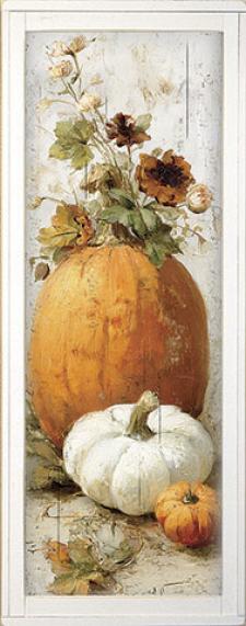 10x24 Framed Pumpkin Wall Sign