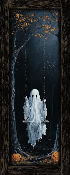 10x24 Framed Ghost on Swing