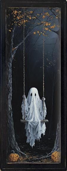 10x24 Framed Ghost on Swing