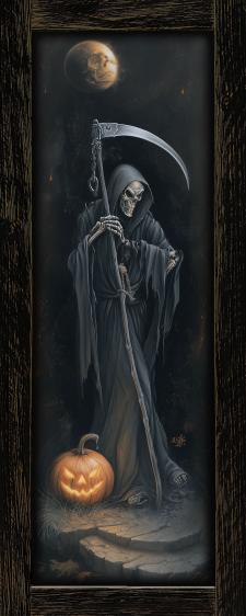 10x24 Framed Grim Reaper