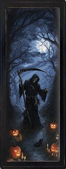 10x24 Framed Grim Reaper