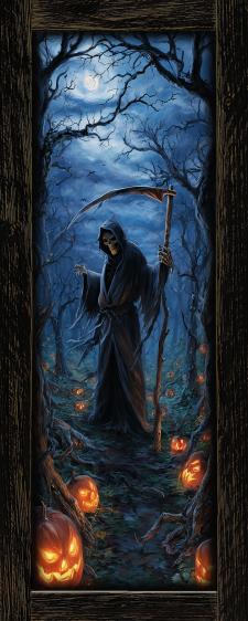 10x24 Framed Grim Reaper
