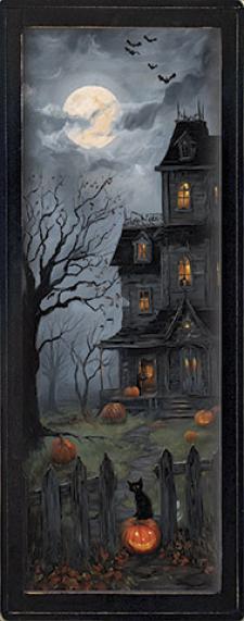 10x24 Framed Haunted House