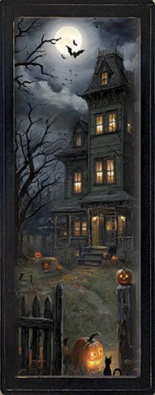 10x24 Framed Haunted House