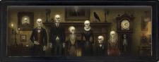 10x24 Framed Skeleton Family