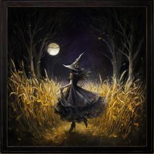 24x24 Framed Dancing Witch
