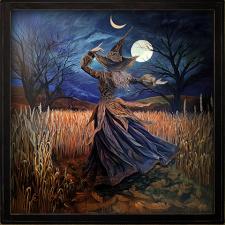 24x24 Framed Dancing Witch