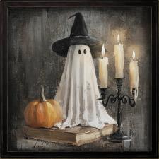 24x24 Framed Ghost Painting