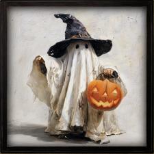 24x24 Framed Ghost Painting