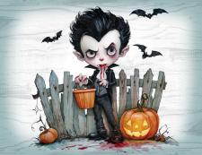 Lil  Monster Dracula Fun Block