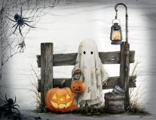 Lil  Monster Ghost Fun Block