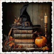 15x15 Slat Wood Witch Hat