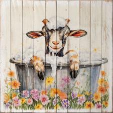 Bathing Goat 15